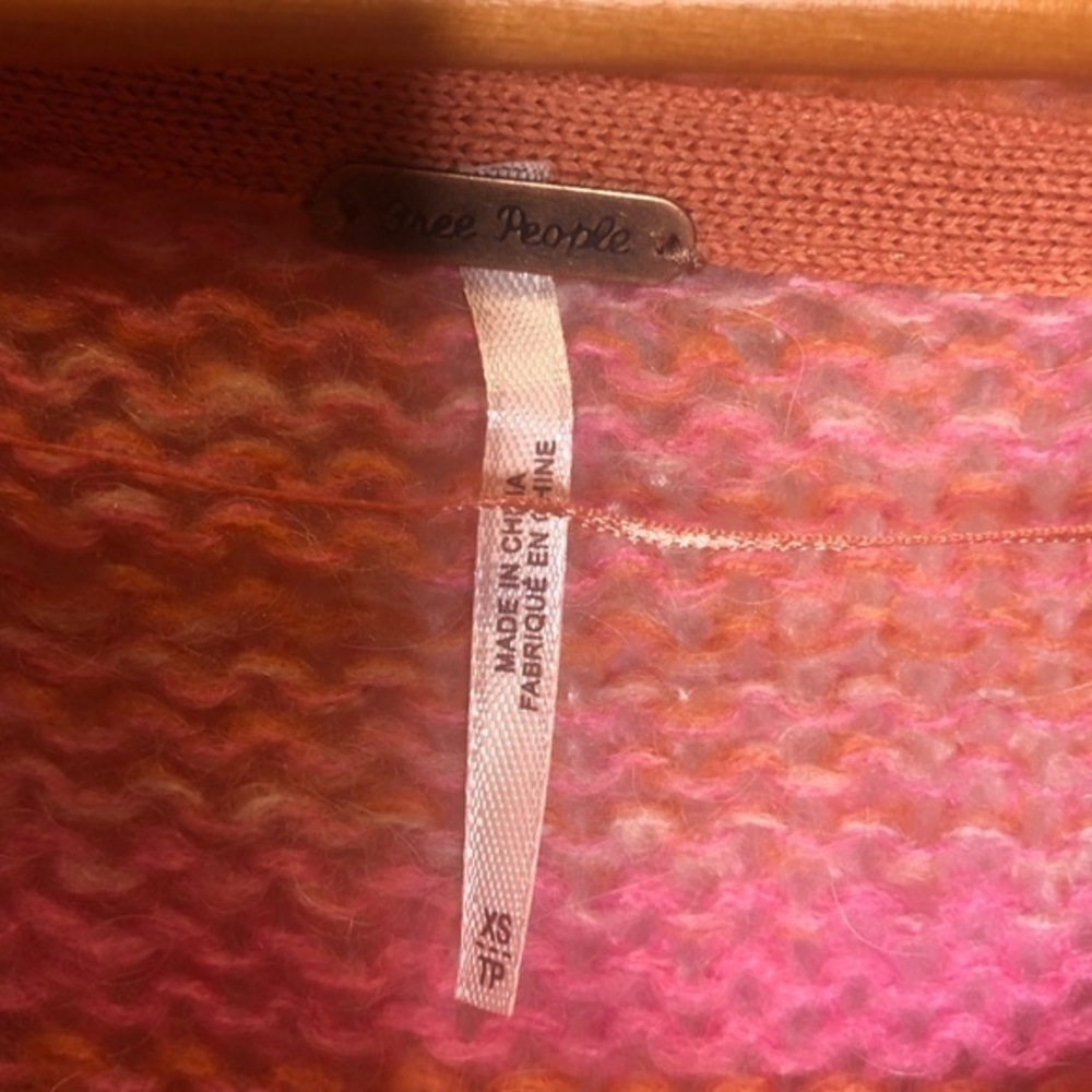 FREE PEOPLE striped sweater tunic NWOT - Picture 6 of 8